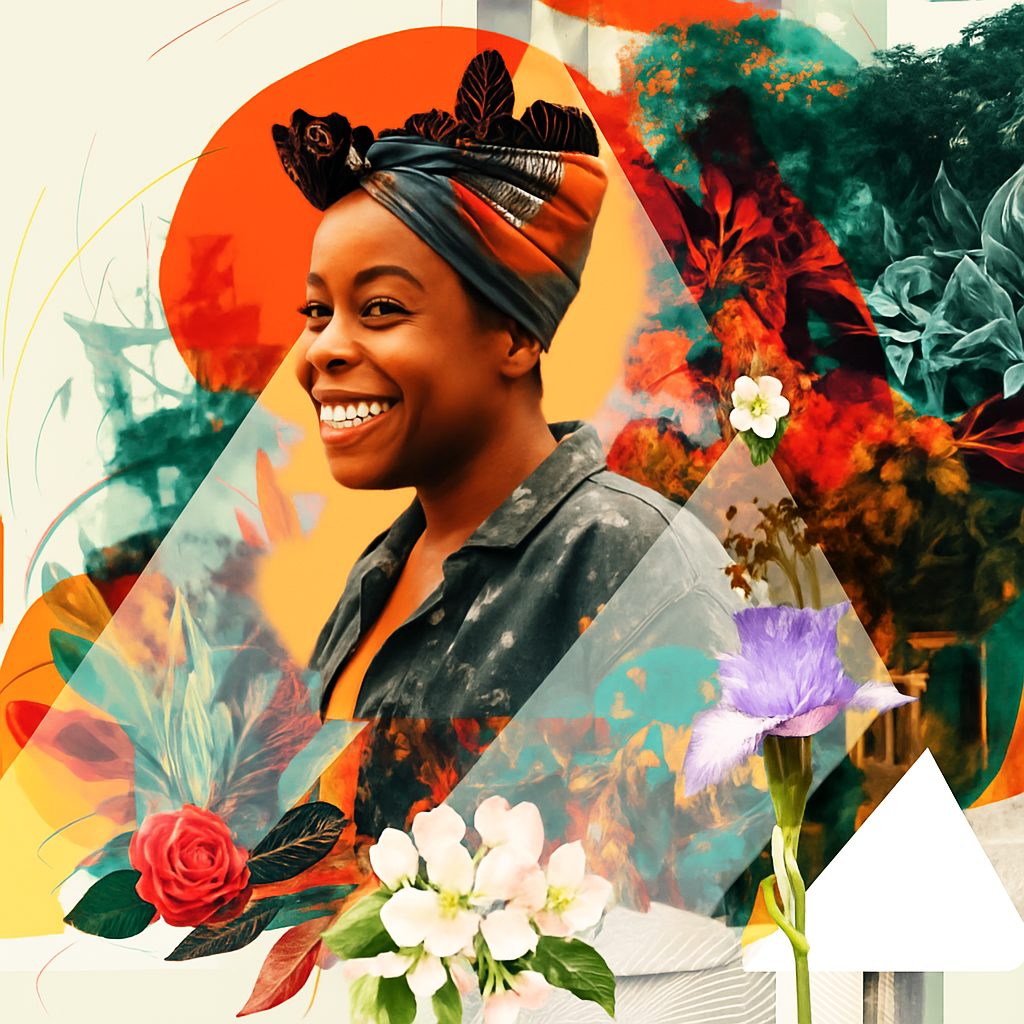 Prosperity Across The Deep South — DELTA FEST artwork by Kaid + Mathelier
