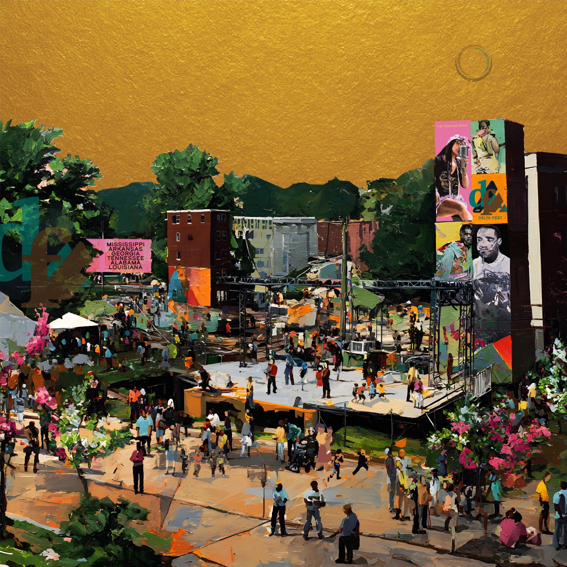 DELTA FEST in the Park — DELTA FEST artwork by Kaid + Mathelier