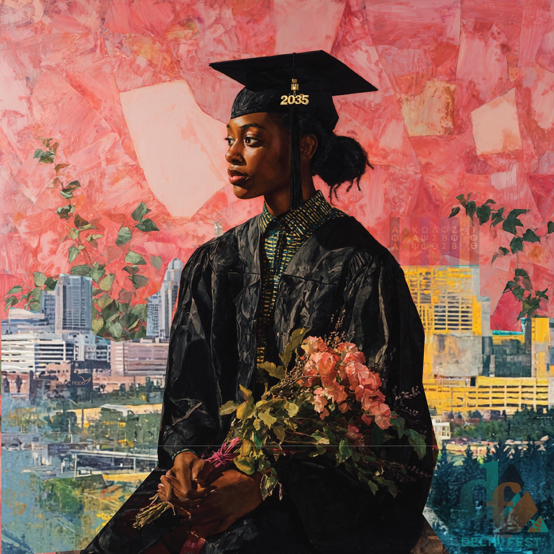 Grad Life — DELTA FEST artwork by Kaid + Mathelier