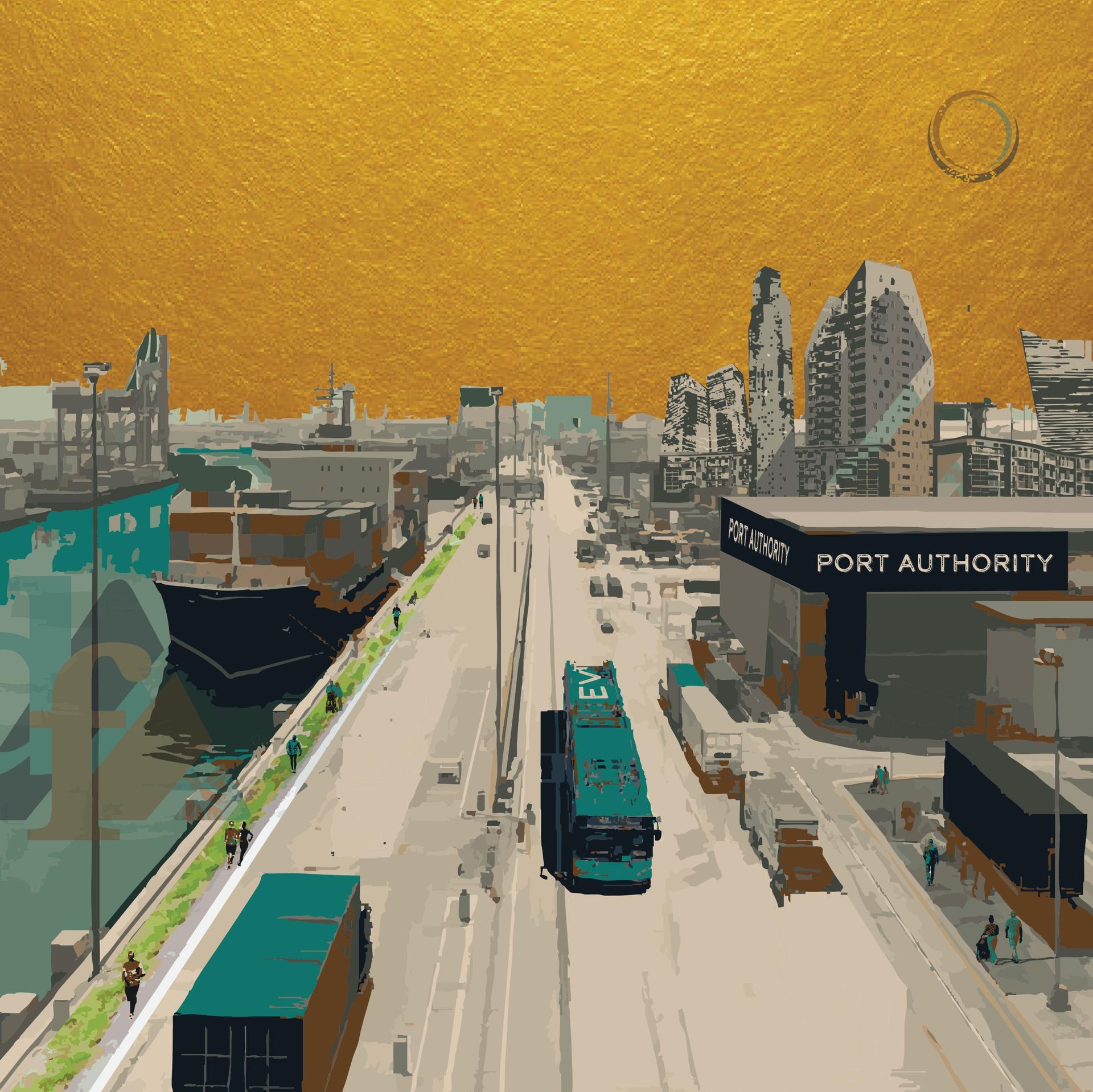 Transportation Infrastructure — DELTA FEST artwork by Kaid + Mathelier