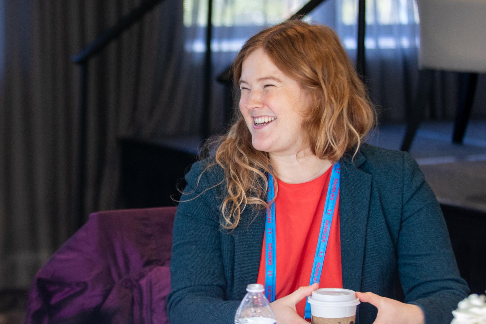 Attendee smiling