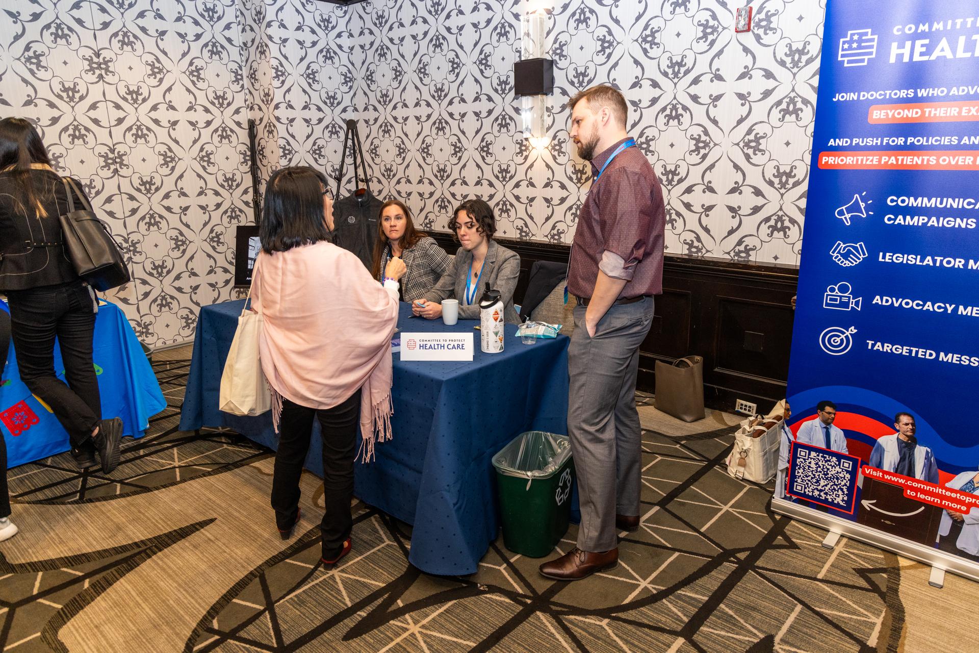 Exhibitor booth